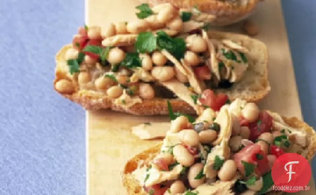 Salada de atum e Feijão Branco