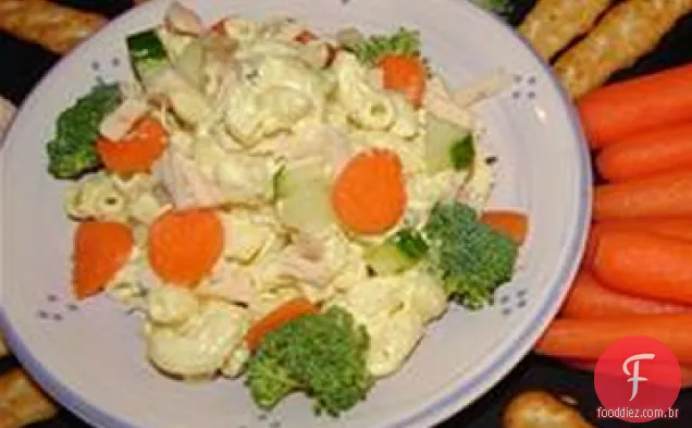 Salada De Macarrão De Atum De Verão