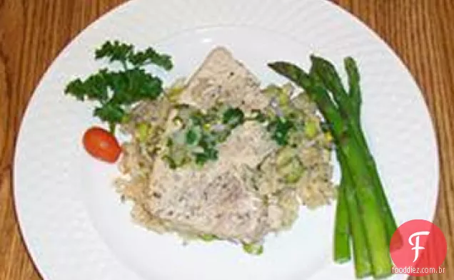 Atum com arroz Pilaf