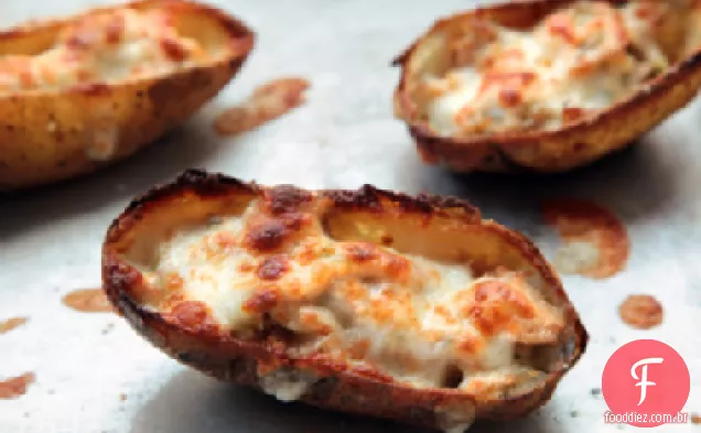 Receita De Peles De Batata Derretida De Atum