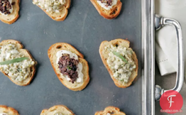 Atum Nicoise Crostini com Iman
