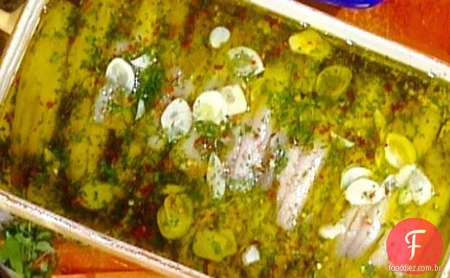 Anchovas Frescas Marinadas: Alici Marinate