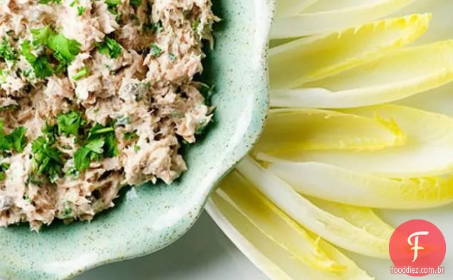 Mergulho Com Alcaparras De Atum
