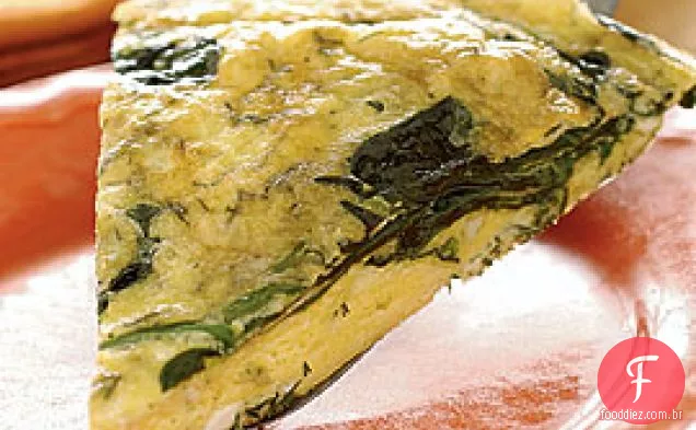 Rúcula, Feta & Dill Frittata