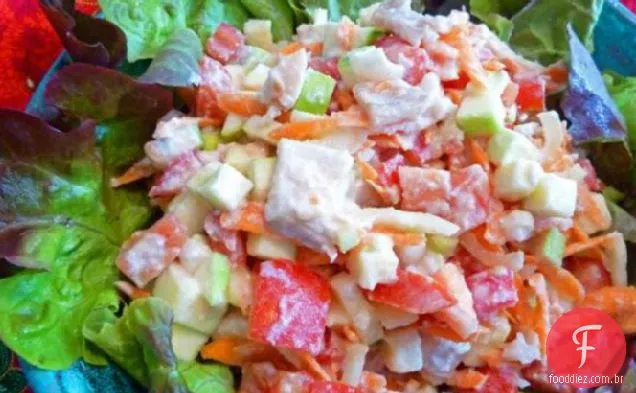Salada De Peixe Da Ilha Do Pacífico