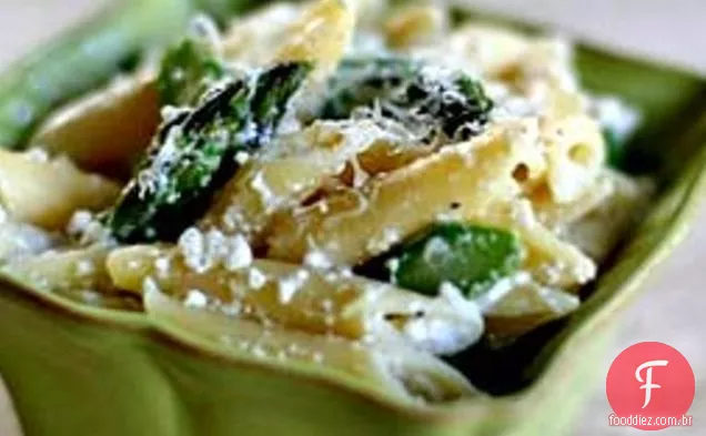 Gemelli Com Aspargos, Ricota, Rúcula E Raspas De Limão