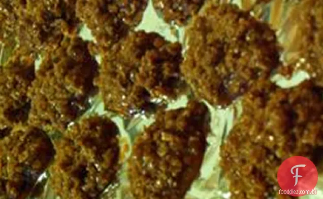 Não Assar Biscoitos Choco-Amendoim-Aveia