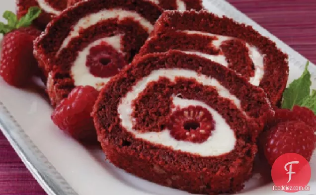 Receita De Rolo De Bolo De Veludo Vermelho