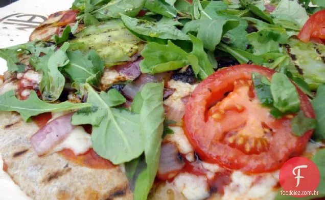 Pizza Grelhada Caseira