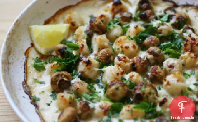 Cremoso Grelhado Vieiras Mornay