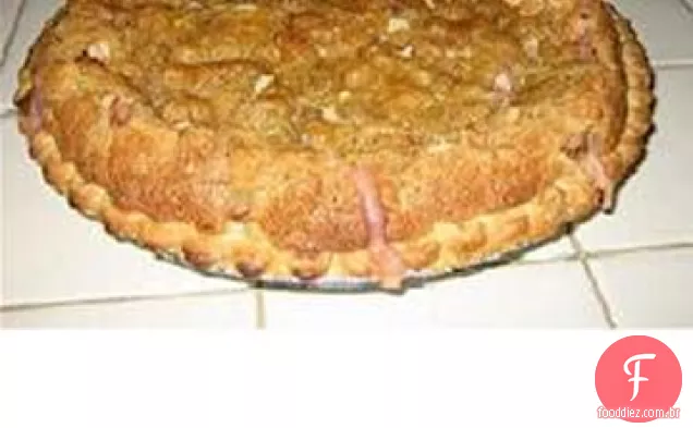 Torta De Ruibarbo Crocante