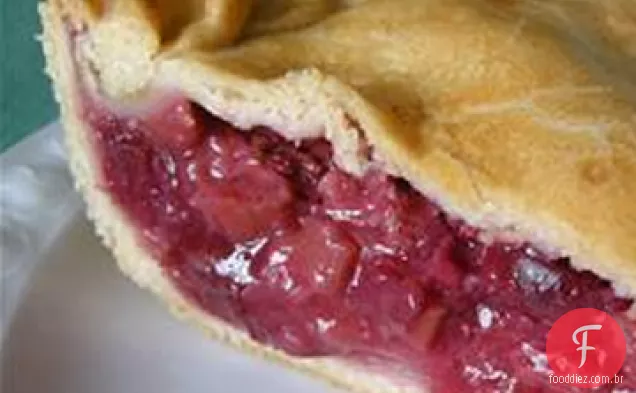 Torta Fresca De Ruibarbo