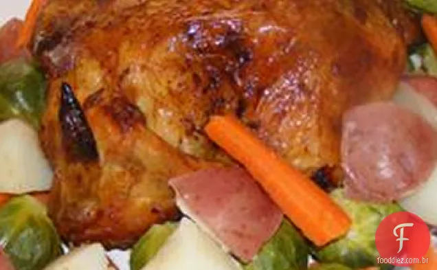 Frango Assado Inteiro Simples