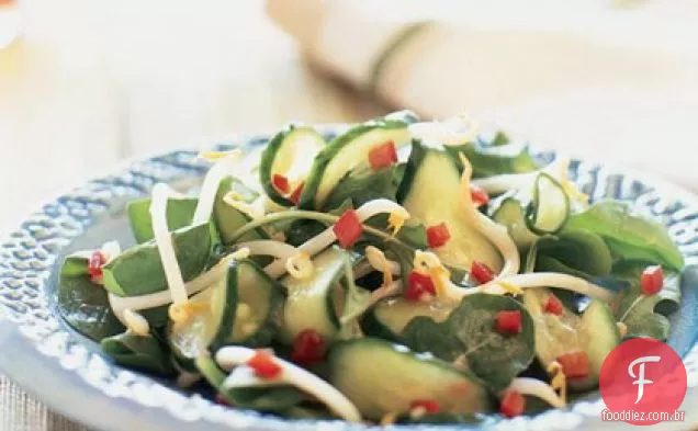 Salada de Mélange vermelha e verde