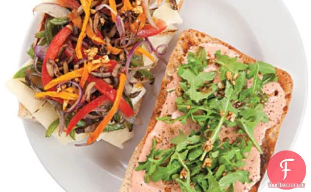Asaltado Vegetariano (Sanduíche de legumes fritos)