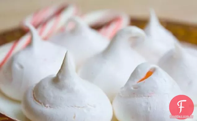 Biscoitos De Merengue De Hortelã-Pimenta