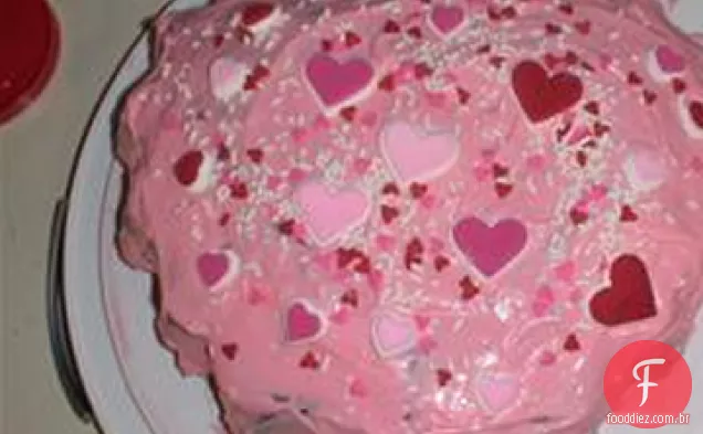 Valentine Coração Bolo