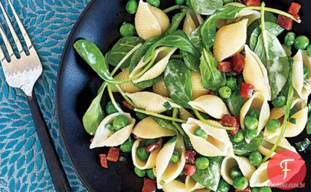 Salada Seashell com molho Buttermilk-Chive