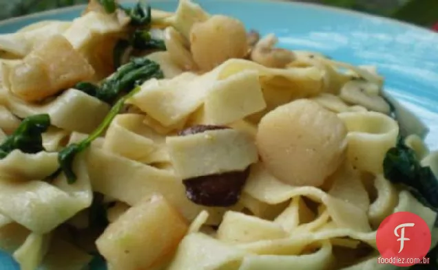 Pappardelle Com Vieiras - Guy Fieri