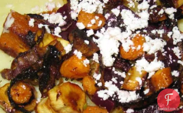 Polenta Com Legumes Assados De Inverno