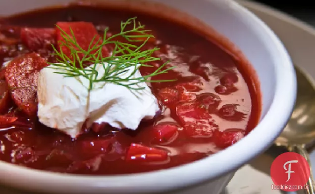 Borscht rápido e fácil