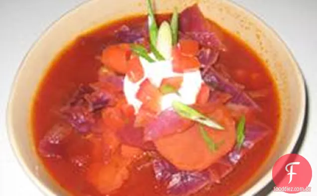 Borscht De Repolho Russo