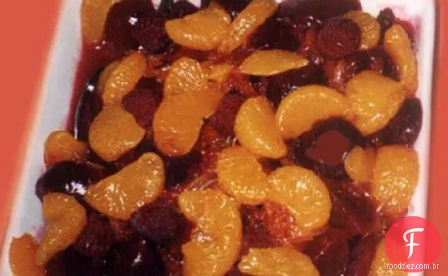 Salada De Beterraba E Laranja Com Vinagrete De Framboesa