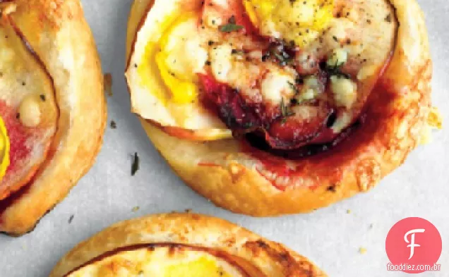 Beterraba, Cheddar e tortas de maçã