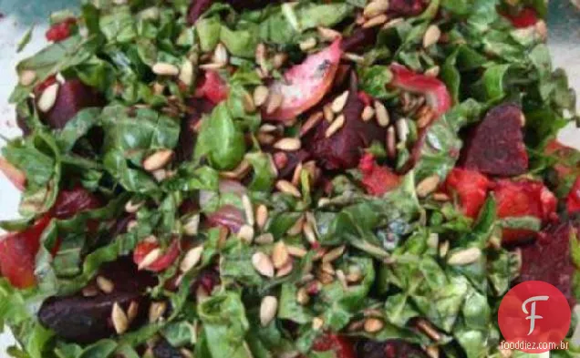 Salada De Abóbora Assada Quente