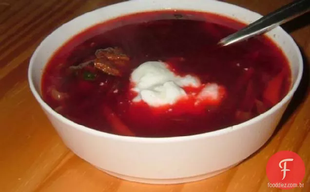 Borsch Padrão Ucraniano