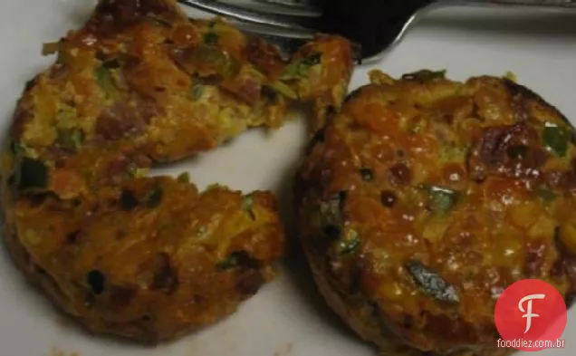 Fácil Caseiro Veggie Caranguejo Bolos / Sliders-Vigilantes Do Peso 4 Pontos