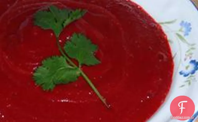 Sopa De Beterraba De Folha De Louro