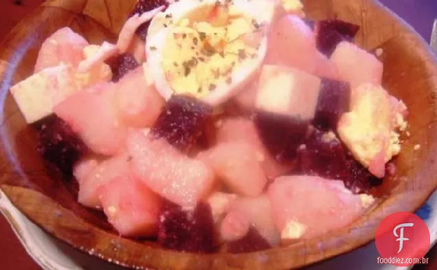 Salada De Batata E Beterraba (Prato De Chipre )