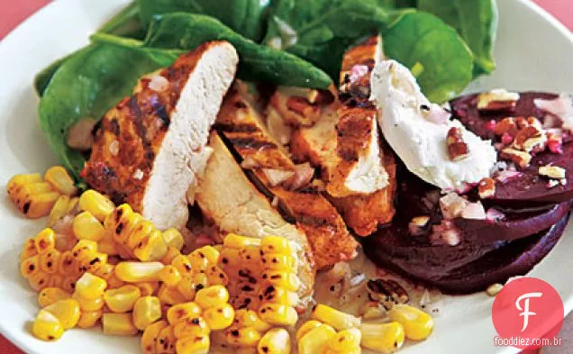 Salada De Jantar De Frango