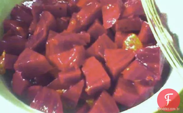 Salada De Beterraba Deliciosa Com Molho De Framboesa