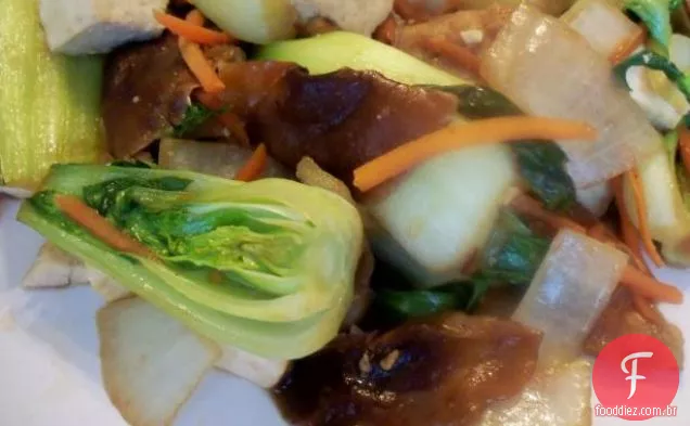 Bok Choy Com Cogumelos