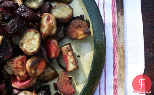 Batata-Doce Assada E Beterraba