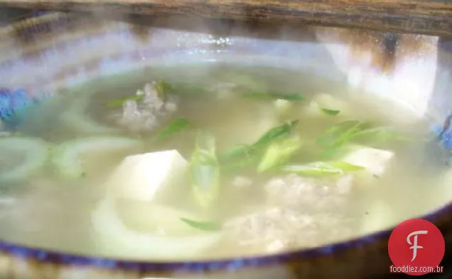 Kang Jyd Taohu (Sopa Tailandesa De Tofu)