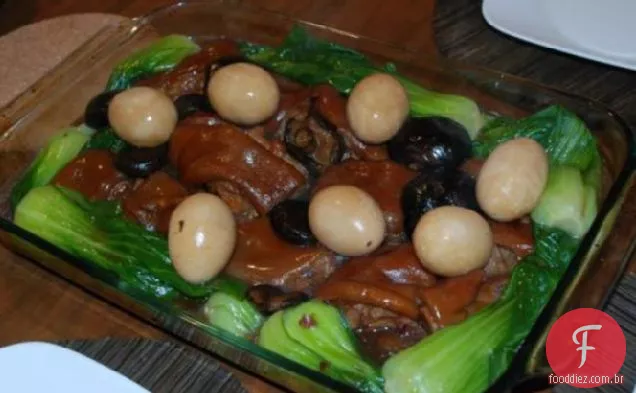 Patatim De Porco (Filipino - Chinês Cozido Perna De Porco / Knuckles)