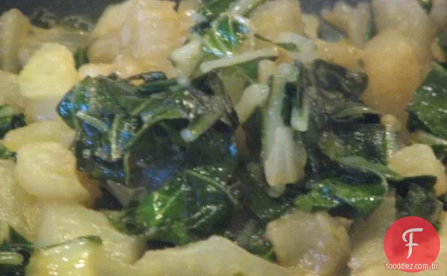 Bebê Bok Choy no Wok
