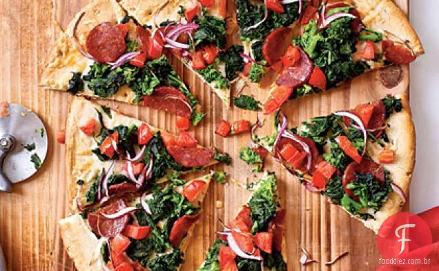Manchego e chouriço Pizza
