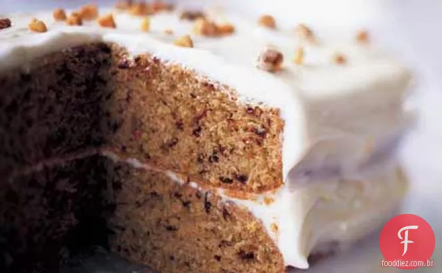 Bolo de beterraba com cobertura de Cream Cheese