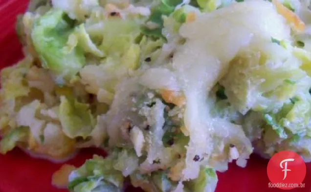 Couves De Bruxelas Gratinado (Revista Food Network)