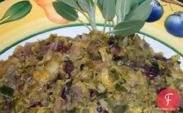 Couve De Bruxelas Refogada (Rachael Ray)