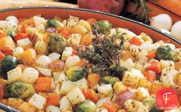 Vegetais De Raiz Torrados