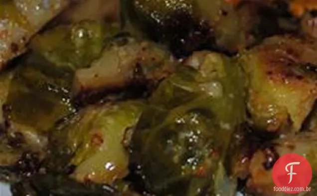 Couves-De-Bruxelas Refogadas Com Creme