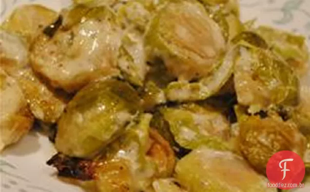 Couves De Bruxelas Parmesão Cremoso