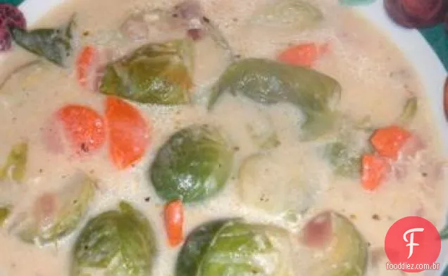 Couves De Bruxelas Garlicky Refogue