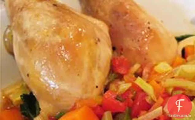 Sopa de frango e legumes