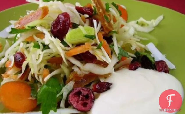 Cranberry Fruit Salada De Repolho